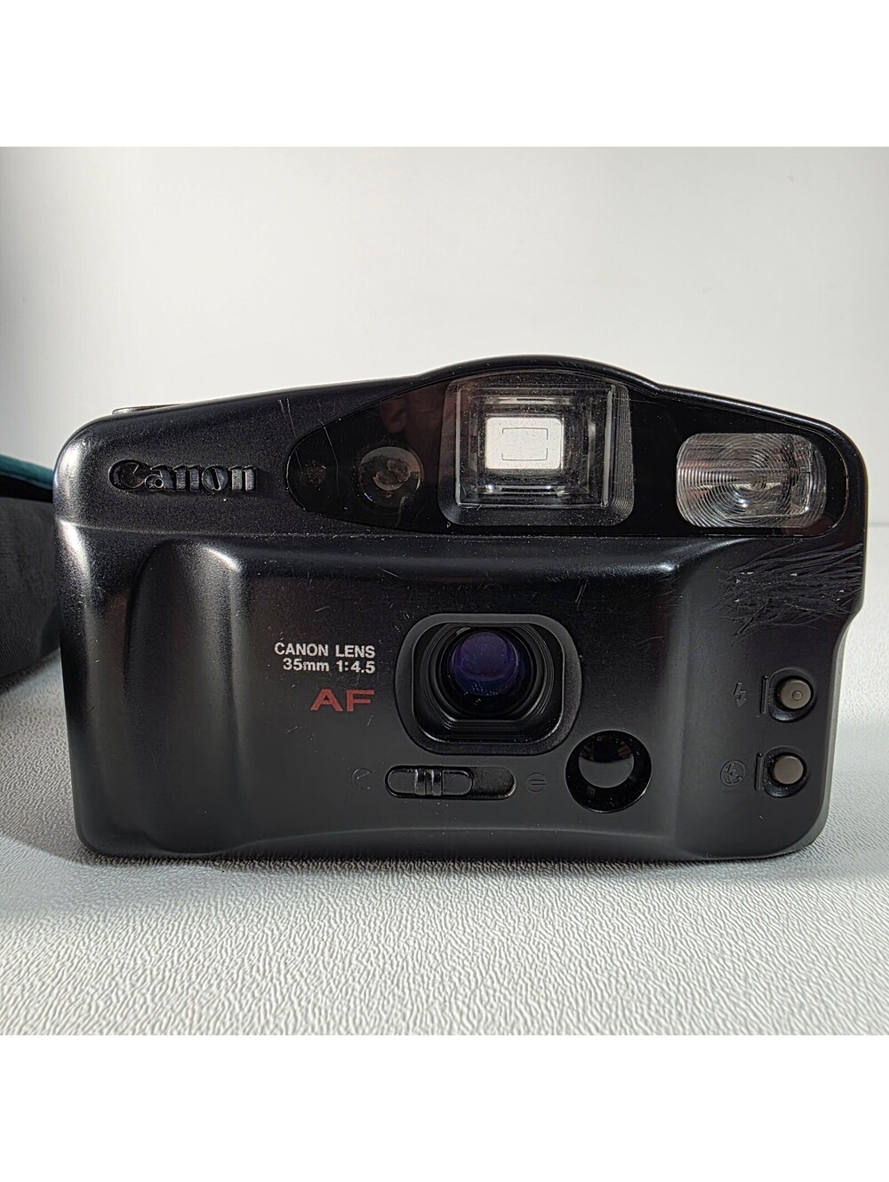 Vintage Canon Sure Shot AF Owl 35mm Film Point & Shoot Camera w/Case Tested